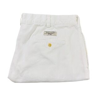 Polo Ralph Lauren Men Classic Fit Chino Tyler Shorts White Size 40